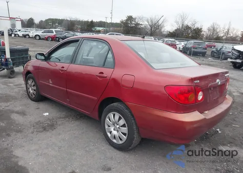 2004 Toyota Corolla Le из США, поврежденный, VIN 1NXBR32E64Z232573